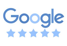 50 x 5 Sterne Google Bewertung mit Rezension